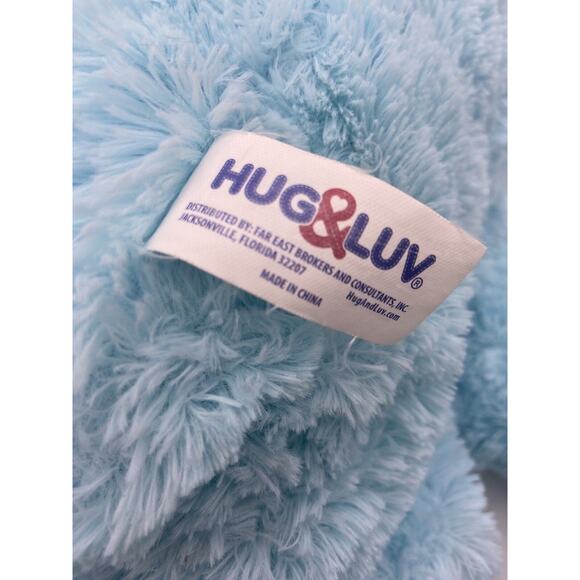 Three Eyed Monster 38” Blue Plush Stuffed Animal Hug&Luv RARE HTF Soft Jumbo XL - Picture 4 of 5